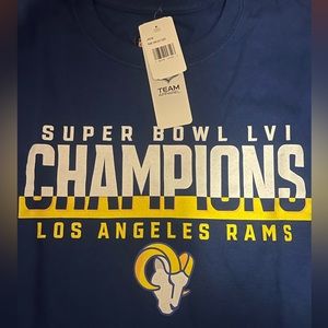 Men’s Rams championship T-shirt NEW!